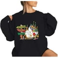 2024 Christmas Grinch Print Hoodies Christmas Festive Christmas