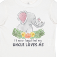 thumbnail image 4 of Inktastic I'll Never Forget That My Uncle Loves Me Cute Elephants Boys or Girls Toddler T-Shirt, 4 of 5