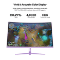 thumbnail image 6 of Pixio PXC279 Wave 27 inch 300Hz Refresh Rate FHD 1080p Resolution 1650R Curved Fast VA Panel 1ms GTG Response Time Adaptive Sync HDR Curved Gaming Monitor, 6 of 7