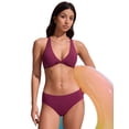 thumbnail image 3 of CRZ YOGA Womens V Neck Bikini Tops Twist Front Triangle Sexy Bathing Suit Criss Cross Back Swimsuit Padded, 3 of 5