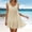 Dresses-749Beige, variant on Gamivast Boho Dresses for Women Tie Shoulder Sleeveless Summer Dresses Flowy Beach Dress Solid Tiered Ruffle Hem A Line Loose Fit Sun Party Trip