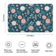 thumbnail image 3 of Pioneer Flower Floral Print Pattern Non Slip Microfiber Bathroom Rugs, Soft Rubber Backing Bath Mats for Bathroom Floor Tub and Shower,17"x27", 3 of 5