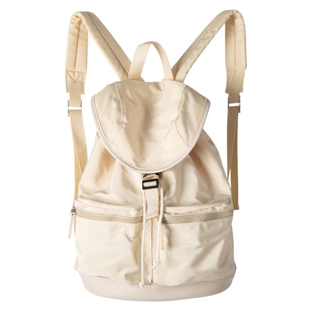 Mochila de viaje informal unisex Mochila de viaje de color sólido Correa ajustable Bolsa deportiva de nailon Gran capacidad para viajes al aire libre