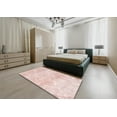 thumbnail image 5 of Ahgly Company Machine Washable Indoor Rectangle Contemporary Light Red Pink Area Rugs, 8' x 10', 5 of 7