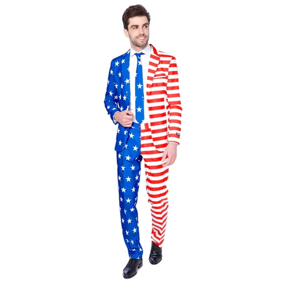 Suitmeister Men's USA Flag Americana Suit