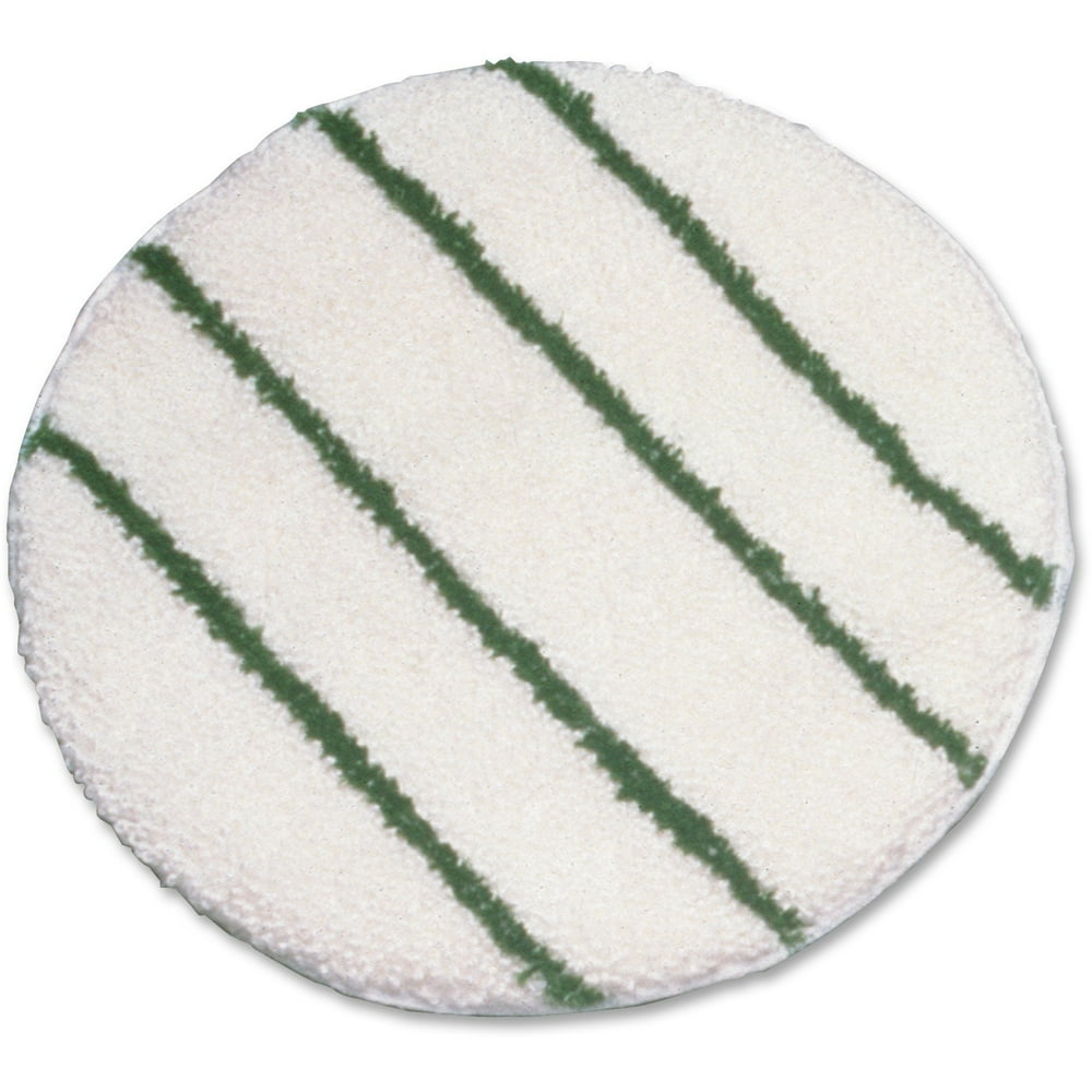 Rubbermaid Commercial White/Green Low Profile ScrubStrip Carpet