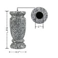 thumbnail image 3 of CasaWorks Gray Granite Cemetery Vase for Grave Decorations,Heavy Headstone Memorial Flower Holder, 3 of 7