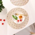 thumbnail image 3 of Neinkie Placemat, Heat-Resistant Stain Resistant Non-Slip Ginkgo Leaf Placemat for Kitchen Table, Washable Durable Table Mat Placemat,Hollow Dining Placemats, 3 of 7