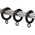 thumbnail image 4 of Curtain Ring Metal 28 Pcs 1.0 Inch Inner Diameter with Eyelets Fit Up to 0.8 Inch Rod Large Wire Diameter (Black-28pcs), 4 of 5