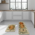 thumbnail image 6 of Pumpkin Eucalyptus Fall Kitchen Mats Set of 2, Home Decor Low-Profile Kitchen Rugs for Floor, 15.7 x 23.6 Inch and 15.7x47.2 Inch, 6 of 7