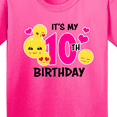 thumbnail image 4 of Inktastic Its My 10th Birthday with Smiling Emoticons Youth T-Shirt, 4 of 5