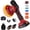 Red, variant on 21V Cordless Car Buffer Polisher 6 Variable Speed 2800-5500 RPM Eccentric Orbital Polisher with Dual 2000mAh Batteries Full Detailing Pad Kit for Auto Waxing Scratch Removal