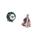 thumbnail image 5 of Figura de resina artesanal y adorno de pie de acrílico para estantería, sala de estar, escritorio, mesa, decoración para festivales, dormitorios,, 5 of 8