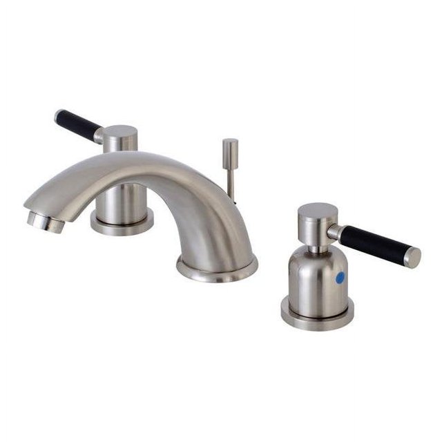 Kingston Brass KB8968DKL Robinet de Lavabo à Large Diffusion 8 Po, Nickel Brossé