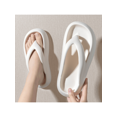 thumbnail image 3 of White Simple Style Women's Slipper, Home And Outdoor Beach Shoes, Thick Sole Elevator, Soft, Comfortable, Skid-Resistant And Wear-Resistant, 3 of 5