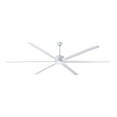 thumbnail image 2 of Canarm Industrial Ceiling Fan Large Indoor DC Motor Fan for Warehouses & Commercial Spaces 96" - White, 2 of 5