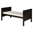 thumbnail image 3 of Camaflexi Twin Size Tall Platform Bed - Panel Headboard - Cappuccino Finish, 3 of 5