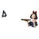 thumbnail image 1 of Figura de escritorio, escultura de pensador, figura de niña de resina, soporte para llaves, bandeja, adorno minimalista con bandeja de almacenamiento,, 1 of 8