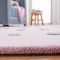 thumbnail image 4 of SAFAVIEH Kids Polka Dots Stripes Area Rug, Light Pink, 6' x 9', 4 of 7