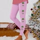 thumbnail image 1 of MKLEKYY Conjunto deportivo para mujer Leggings para entrenamiento, leggings con estampado navideño, pantalones de bloques de color, leggings elásticos suaves 3771, 1 of 4