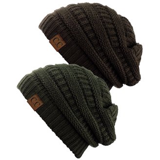 Gelante Unisex Beanie Hat - Classic Knit Cuffed Cap, One Size