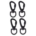 thumbnail image 4 of Masteelf  4 Pcs Key Chain Clasp Pet Dog Accessories Black Hooks Keychains, 4 of 8