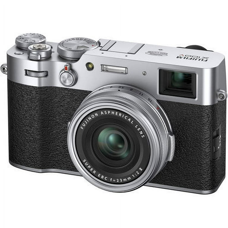 FUJIFILM X100V Camera (Silver), Essential Bundle: 128GB SDXC FUJIFILM X100V Camera (Silver), Essential Bundle: 128GB SDXC