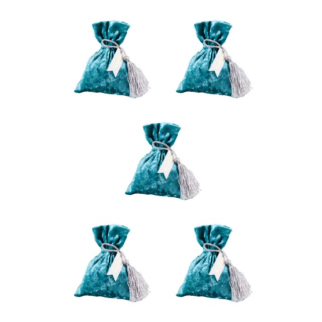 Yuarrent Candy Drawstring Bag Festival Boda Cumpleaños Celebración Juguetes Favores Galleta Regalos Paquete Bolsa para niños Niños Azul Type2 NO2