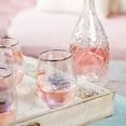 thumbnail image 3 of Pavilion Gift Company Iridescent Stemless Wine Glass, 18 oz, Pink, Purple & Yellow, 3 of 7