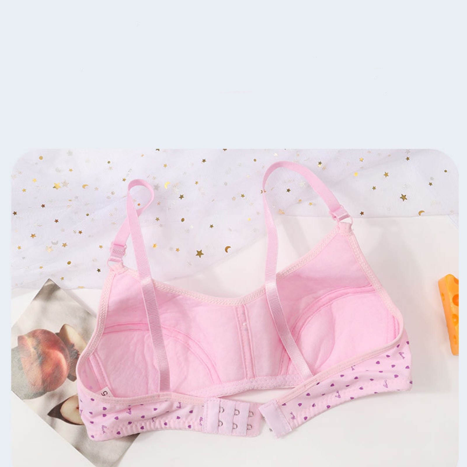 Crop Top Sans Coutures Pour Filles/adolescentes – Soutien-gorge De Sport, Sans Armature, Léger, Blanc