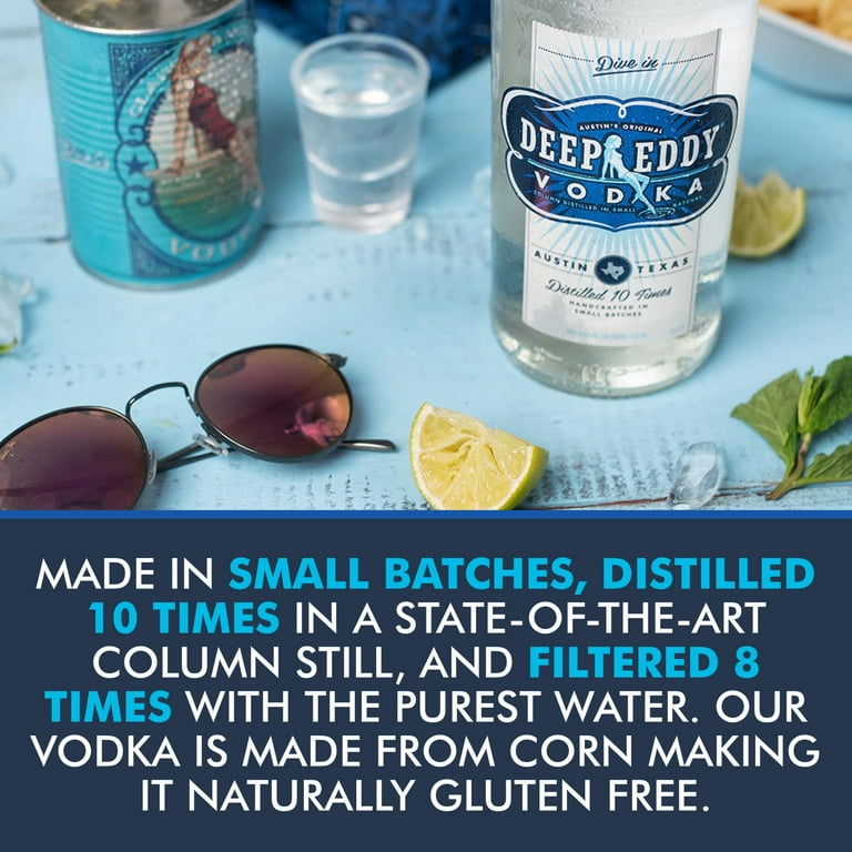 Deep Eddy Vodka, 1.75 L Bottle, 40% ABV - Walmart.com