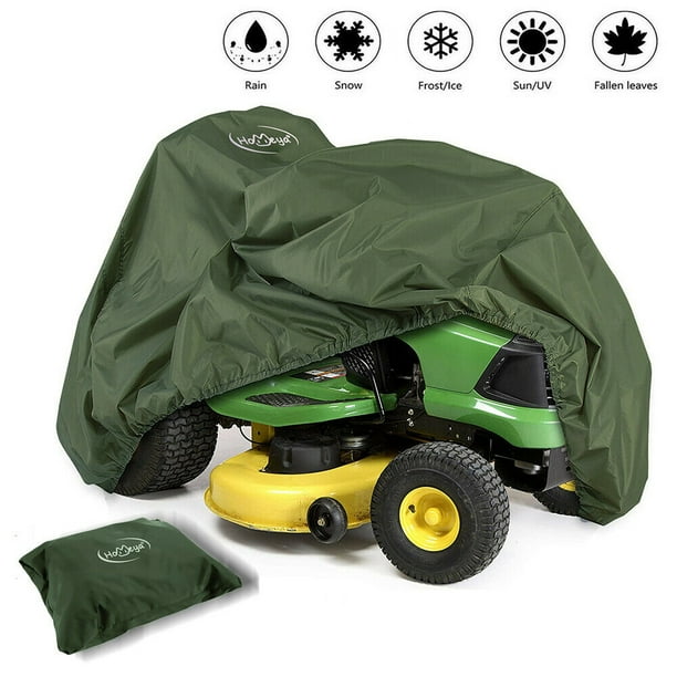 IClover Waterproof Lawn Mower Cover Riding Mower Cover Heavy Duty Mildew Resistant UV Protection