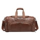thumbnail image 2 of Bolso de lona de cuero PU con compartimento para zapatos, bolso de semana para hombre, bolso de hombro resistente al agua, bolso para viajes, , marrón, 2 of 8