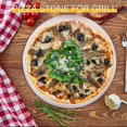 thumbnail image 3 of 12inch Ceramic Pizza Stone Pizza Baking Stone/ Pan, Perfect For Grill And Oven - Thermal Resistant, 3 of 5