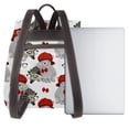 thumbnail image 3 of Disketp Rabbit And Hedgehog Mochila de Cuero para Mujer, Bolso de Espalda Antirrobo con Estilo para Viaje, Trabajo y Uso Diario, 3 of 4