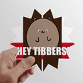 thumbnail image 1 of Hey Tibbers Sun Vinyl Sticker Luggage Graffiti Flower Decal, 1 of 3