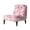 Cherry Blossom Print, variant on HELLHERO Daisy Print Armless Accent Chair Washable Cover, Reusable Elastic Bottom Armless Accent Chair Cover for Hotel Bedroom