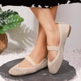 thumbnail image 5 of DeHolifer Slip On Sneakers for Women Breathable Lightweight Wide Width Soft Sole Arch Support Non-Slip Shoes Mesh Knitted Woven Walking Shoes, 5 of 8
