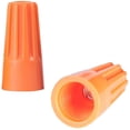 thumbnail image 1 of 50 Pcs Screw-On Wire Connectors Electrical Wire Nuts,22-14 AWG (Orange), 1 of 5