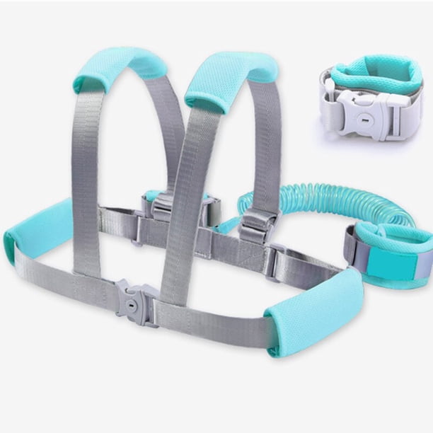 Correa de arnés de seguridad para bebé, pulsera antipérdida para caminar al aire libre