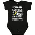 thumbnail image 3 of Inktastic Down Syndrome Awareness Strenth Courage Support Boys or Girls Baby Bodysuit, 3 of 5