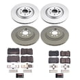 thumbnail image 2 of Power Stop Front and Rear Geomet Coated Brake Rotor and Pad Kit CRK2881, 2 of 4