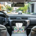 thumbnail image 3 of SEANATIVE Flowers Tissue Box Cover Tropical Tissue Holder for Bathroom Multifunction Rectangular Tissue Holder Cover Case Comfortable Facial Tissue Holder for Car/Kitchen/Bedroom/Office 2 Pcs, 3 of 7