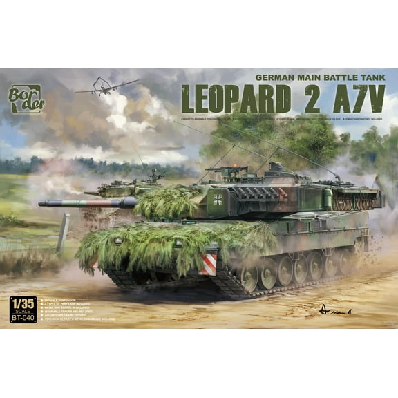 Border BT-040 1/35 Scale  Leopard 2A7V Main Battle Tank Model Kit