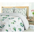thumbnail image 5 of Ambesonne Forest Duvet Cover Set, Doodle Style Woodland Items, 2-Calking, Petrol Blue Green, 5 of 7