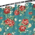 thumbnail image 4 of Waterproof Pioneer Shower Curtain 36x72 Inch Polyester Unique Colorful Floral Shower Curtain for Bathroom Hotel Home Decor with 7 Plastic Hooks, 4 of 5