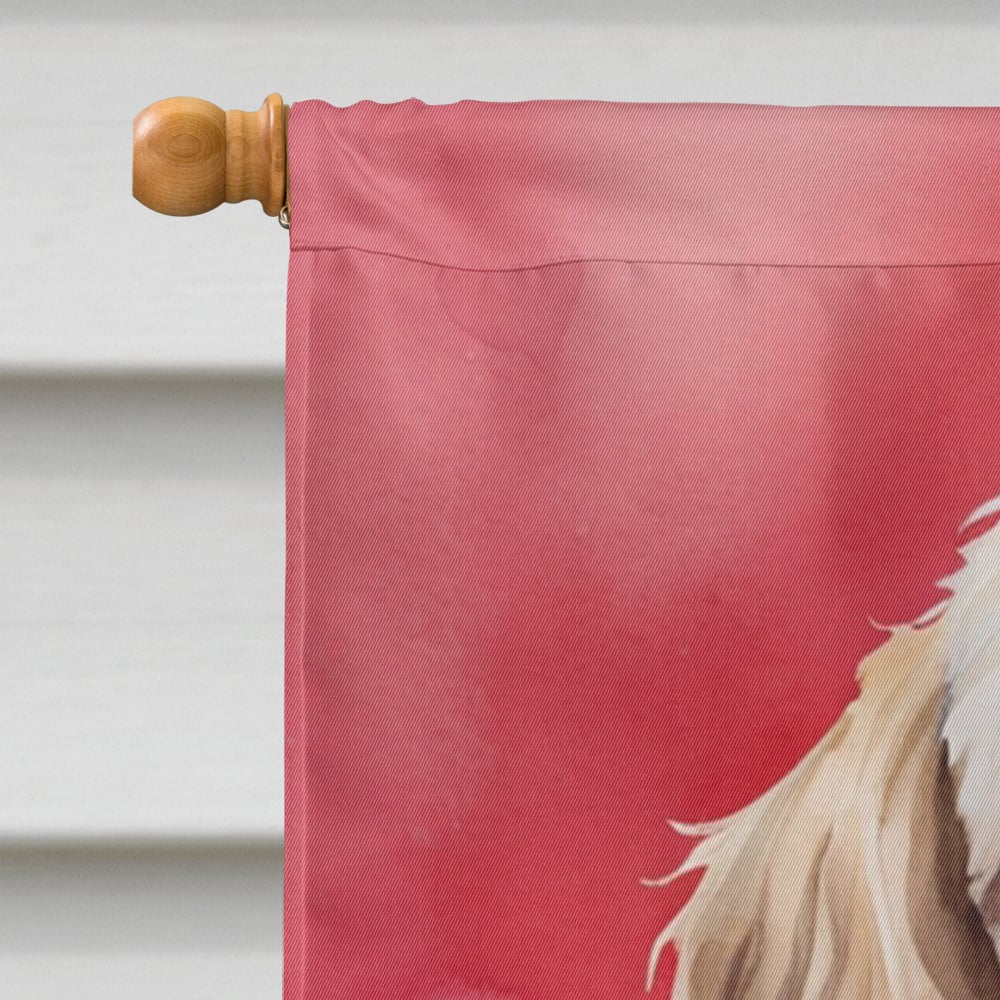 Cockapoo My Valentine House Flag 28 in x 40 in