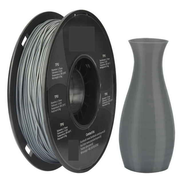 Flexible TPU Filament 1 Spool 0.5kg 1.75mm Softness TPU Filament For 3D Printer ,Easy to Use