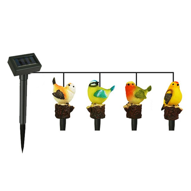 Bird Animal Holiday Lights impermeable para Pathway Deck Lawn Patio (pájaro)