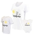 thumbnail image 2 of Unique Baby My Sunshine Mommy and Me Matching Mothers Day Layette (3M, White), 2 of 4